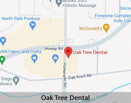 Map image for Family Dentist in Poway, CA